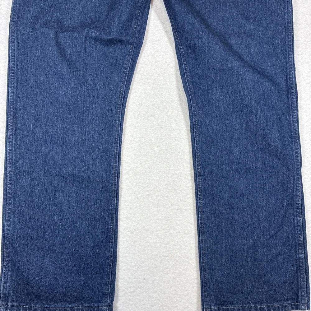 Wrangler 47 MWZ Blue Jeans Mens Size 44 x 32 Regular Fit Straight Leg Western
